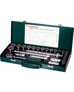Купить Набор торцевых головок 25 предметов 1/2&quot; DR (10-32 мм) Jonnesway S04H4125S  в E-mobi