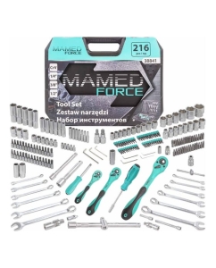 Купить Набор инструментов 216пр. 1/4&quot; 3/8&quot; 1/2&quot; MAMEDFORCE MF-38841(54274)  в E-mobi