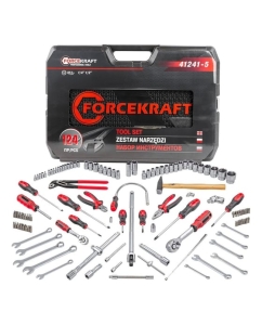 Купить Набор инструментов Forcekraft 1/4&quot;, 1/2&quot;, 6 гр., 4-32 мм, 124 предмета FK-41241-5(56418)  в E-mobi