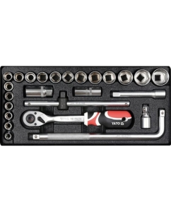 Купить Набор торцевых головок YATO 1/2&quot; 25 пр. YT-12671  в E-mobi