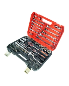 Купить Набор слесарно-монтажный Политех Quality 1/4&quot;, 1/2&quot;, 82 предмета 2809617  в E-mobi