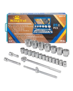 Купить Набор инструментов KingTul 3/4&quot; 6гр. 25 предметов KT-6251-5(59940)  в E-mobi