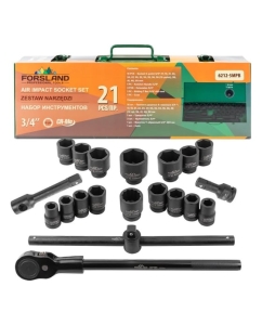 Купить Набор инструментов Forsland ударных 21пр. 3/4&quot; (6гр.) Forsland-6212-5MPB(57869)  в E-mobi