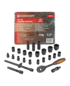 Купить Набор инструментов Forcekraft 1/2&amp;#39;&amp;#39;, 26 предметов FK-4027(52579)  в E-mobi