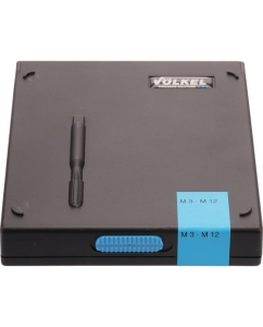 Купить Набор спиральных машинных метчиков VOLKEL M3-M12 HSSE DIN371/376 (C/2,5P, R39) 7пр V47863  в E-mobi