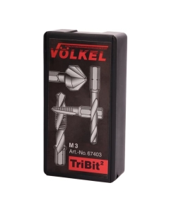 Купить Резьбонарезной набор VOELKEL М 3 шаг 0.5мм HSS-G 4пр. V67403  в E-mobi