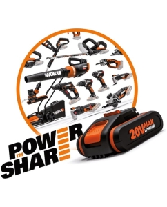 Купить Ножницы для стрижки травы и кустарников WORX 1х2.0 Ач и ЗУ WG801E  в E-mobi