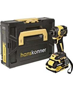 Купить Аккумуляторный ударный винтоверт Hanskonner 1BatterySystem HCD20280BLC  в E-mobi