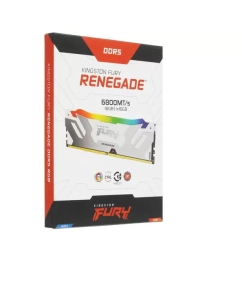 Купить Оперативная память Kingston Fury Renegade White (KF568C36RWA-16), DDR5 1x16Gb, 6800MHz  в E-mobi