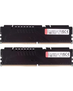 Купить Оперативная память Kingston 64GB, DDR5, 6000 МГц, Fury Beast, Black, KF560C40BBK2-64  в E-mobi