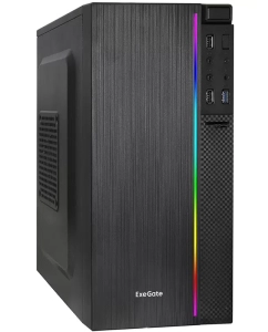 Купить Корпус компьютерный ExeGate mEVO-9302 (EX287882RUS) Black  в E-mobi