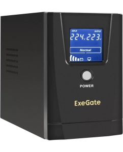 Купить Источник бесперебойного питания ExeGate Power Smart ULB-500.LCD.AVR.2SH (EX294613RUS)  в E-mobi