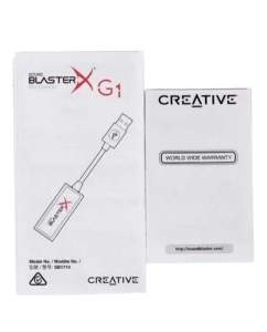 Купить Звуковая карта Creative Sound BlasterX G1 (SB1710)  в E-mobi
