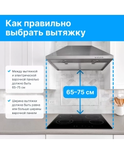 Купить Встраиваемая варочная панель индукционная HYUNDAI HHI 3751 черный  в E-mobi