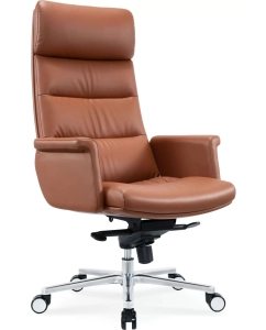 Купить Кресло руководителя Cactus Cs-lbr-caracas кожа крестов. алюминий Cs-lbr-caracas  в E-mobi