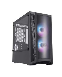 Купить Корпус компьютерный HSPD M320-TGBK-ARGB черный  в E-mobi