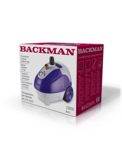 Купить Вертикальный отпариватель Backman BM-STE 0603 2 л фиолетовый  в E-mobi