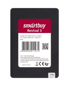 Купить SSD накопитель SmartBuy Revival 3 2.5&quot; 120 ГБ (SB120GB-RVVL3-25SAT3)  в E-mobi