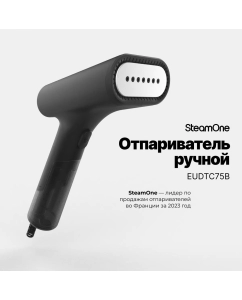 Купить Ручной отпариватель SteamOne EUDTC75B 0.07 л черный  в E-mobi