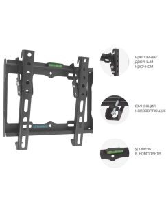 Купить Кронштейн для телевизора настенный наклонный Tuarex OLIMP-116 15&quot;-48&quot; до 35 кг  в E-mobi