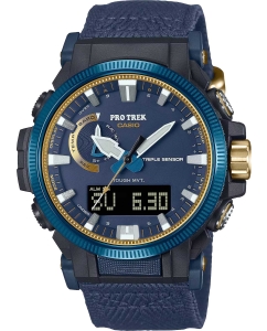 Купить Японские наручные часы Casio Pro Trek PRW-61SS-2 с хронографом  в E-mobi