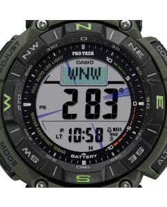 Купить Японские наручные часы Casio Pro Trek PRG-340B-3 с хронографом  в E-mobi