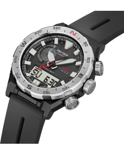 Купить Японские наручные часы Casio Pro Trek PRW-6800-1 с хронографом  в E-mobi