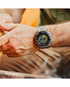 Купить Японские наручные часы Casio Pro Trek PRG-340T-7E с хронографом  в E-mobi