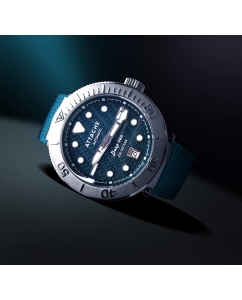 Купить Российские механические наручные часы ATTACHE DEEP-SEA-GREEN  в E-mobi