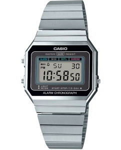 Купить Японские наручные часы Casio Vintage A700WE-1AEF с хронографом  в E-mobi