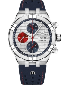 Купить Швейцарские механические наручные часы Maurice Lacroix AI6038-SS001-133-4 с хронографом  в E-mobi