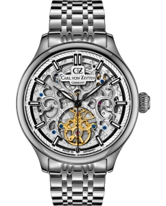 Купить Механические наручные часы Carl von Zeyten CVZ0014WHMS  в E-mobi