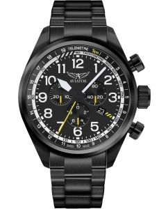 Купить Швейцарские наручные часы Aviator V.2.25.5.169.5 с хронографом  в E-mobi