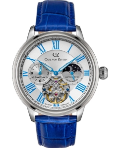 Купить Механические наручные часы Carl von Zeyten CVZ0081WHS  в E-mobi