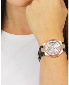 Купить Японские наручные часы Casio Baby-G MSG-B100G-1AER с хронографом  в E-mobi