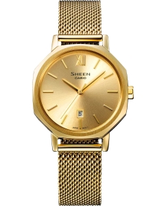 Купить Японские наручные часы Casio Sheen SHE-4554GM-9A  в E-mobi
