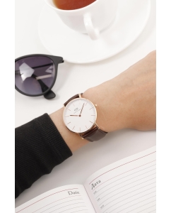 Купить Наручные часы Daniel Wellington Classic 36 Bristol RG White  в E-mobi