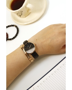 Купить Наручные часы Daniel Wellington Petite 32 Sheffield RG Black  в E-mobi
