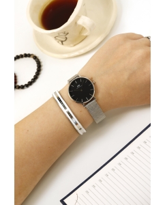 Купить Наручные часы Daniel Wellington Petite 32 Sterling S Black  в E-mobi