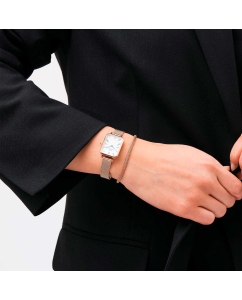 Купить Наручные часы Daniel Wellington Quadro Roman numerals 20x26 Melrose RG White  в E-mobi