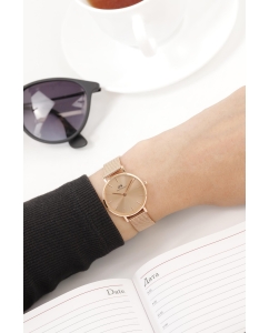 Купить Наручные часы Daniel Wellington Petite Unitone 28 RG Rose Gold  в E-mobi