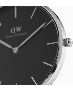 Купить Наручные часы Daniel Wellington Petite 36 Sterling S Black  в E-mobi