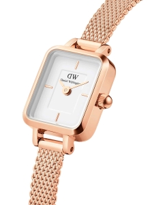 Купить Наручные часы Daniel Wellington Quadro Mini 15.4x18.2 Melrose RG White  в E-mobi