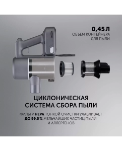 Купить Пылесос Polaris PVCS 3060 серый  в E-mobi