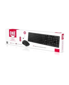Купить Комплект клавиатура и мышь SmartBuy ONE 229352AG Black (SBC-229352AG-K)  в E-mobi