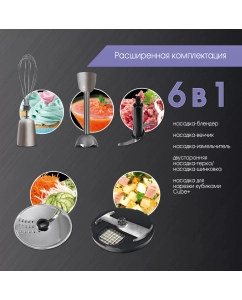 Купить Погружной блендер Zigmund &amp; Shtain BH-342 M Black/Silver  в E-mobi
