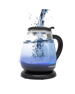 Купить Чайник электрический Polaris PWK 1077CGL 1 л синий, прозрачный  в E-mobi