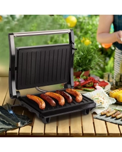 Купить Гриль Endever Grillmaster 114 серебристый, черный  в E-mobi