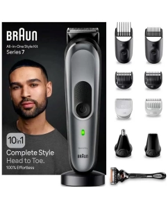 Купить Триммер Braun MGK7420 серый, черный  в E-mobi