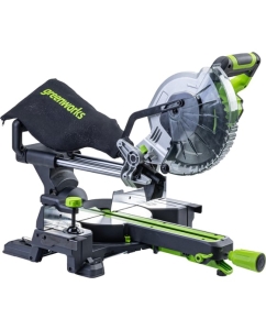Купить Торцовочная пила аккумуляторная GreenWorks GD24MS216, 24В, б/щет., 4800 об/мин, 216x30 мм, рез 65х310 мм, протяжка, без АКБ и ЗУ 1501707  в E-mobi